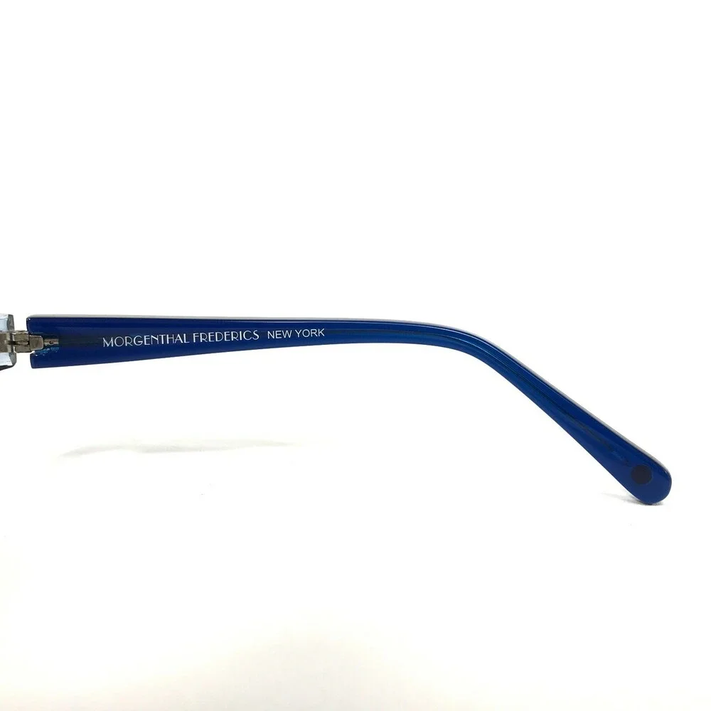 Morgenthal Frederics Eyeglasses Frames 353 PINE Clear Blue Fade 51-18-135